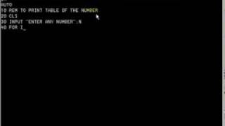 SOME GWBASIC PROGRAMMING PART 1