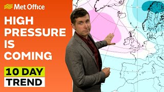 10 Day Trend 29/05/2024 – More settled as high pressure builds – Met Office weather forecast UK