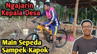 Sepeda ku di tes pak kades ...OTW beli sepeda