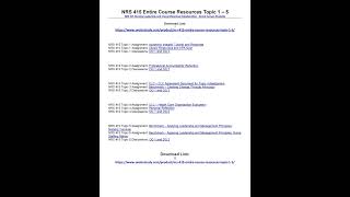 NRS 415 Entire Course Topic 1-5 | onsitestudy.com/product/nrs-415-entire-course-resources-topic-1-5/