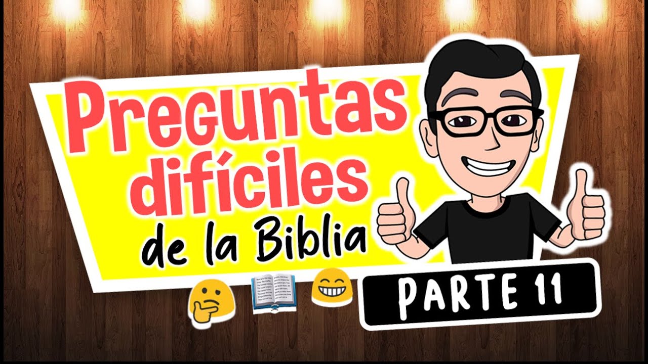 15 "PREGUNTAS DIFICILES DE LA BIBLIA" | TEST BÍBLICO ¿CUÁNTO SABES DE ...