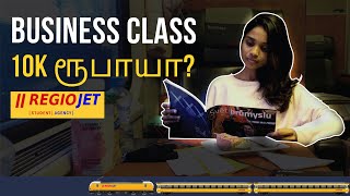 Business class in a Private Train (RegioJet) Prague to Ostrava | Czech Tamilachi