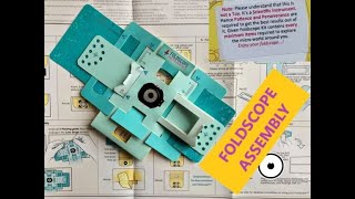 FOLD-SCOPE part-1 | The 1 dollar microscope 🤩| Assembly video