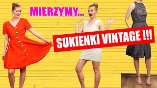 👗 MIERZYMY SUKIENKI VINTAGE Z LAT 80-TYCH I 90-TYCH!