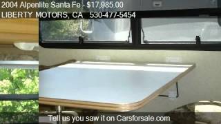 2004 Alpenlite Santa Fe 1150 - for sale in Grass Valley, CA