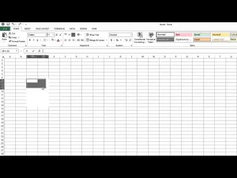 How to make your gridlines disappear and reappear using Excel 2013? How to make your gridlines disappear and reappear using Excel 2013?