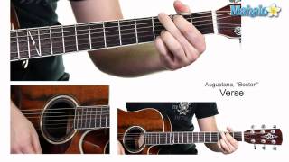 How to Play "Boston" by Augustana on Guitar (Whole Lesson)