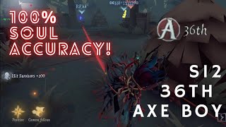 Identity Axe Boy | Legend Rank | 100% Soul Accuracy - 4 minute match