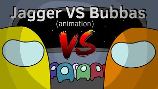 Jagger VS Bubbas Animated Rap Battle! (Among us VR) [ANIMATION]