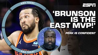 'JALEN BRUNSON IS THE MVP OF THE EAST!' 😤 - Perk reacts to Knicks vs. 76ers | NBA Today