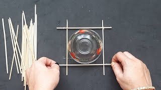 How to make flower vase with Bamboo Stick || DIY Handmade Home Decor