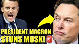 France’s President Just Dropped A BOMBSHELL On Elon Musk!