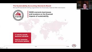 ESG Standards: The best path forward, SASB, UBS, ICMM, TCFD, ISO