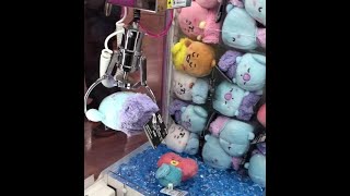 BT21，TinyTAN 新商品クレーンゲーム 挑戦！　最後の最後にBT21GET～～～！！