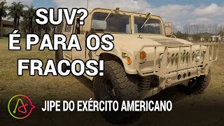 Humvee vendido no Brasil: conheça em detalhes o jipão do exército americano