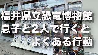 福井県立恐竜博物館　息子と2人で行くとよくある行動