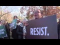 manifestación en washington apoya a musulmanes y rechaza a trump