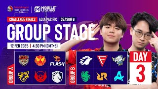 🔴 [FIL] AP MLBB | Snapdragon Mobile Challenge Group Stage | Season 6 | Day 3