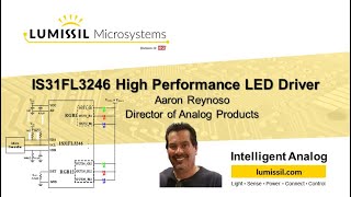 IS31FL3246 High Performance 36 Channel LED Driver - Lumissil