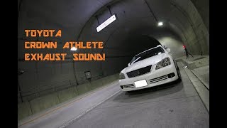 TOYOTA CROWN ATHLETE GRS182 Exhaust Sound !（ゼロクラウンマフラーサウンド）