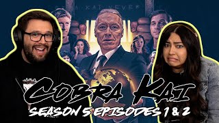 Cobra Kai Season 5 Ep 1 & Ep 2 First Time Watching! TV Reaction!!