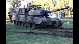 Australian Army M1 Abrams tank at AFDA Canberra (2015)
