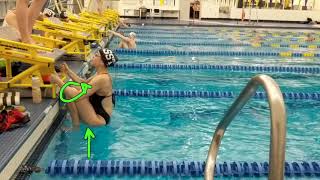 Backstroke Start Set Up with Ali Deloof