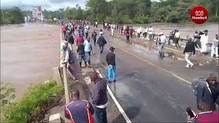 Residents stranded in Athi River Machakos as River Athi busts it’s banks