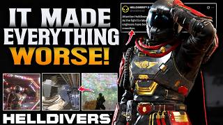 Helldivers 2 NEW UPDATE Broke More Than It Fixed!