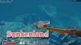 【Sunkenland】文明が滅びすべてが海に沈んだ世界で！サメ素材が欲しくなったのでいよいよサメをヤります♠【23日目】