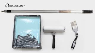 ROLLINGDOG Pro-Angle Top cut brush and ceiling roller