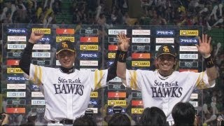 【2012年3月30日】福岡ソフトバンク対オリックス ヒーローインタビュー