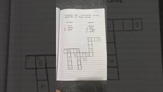 Try this Opposites Crossword with kids