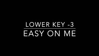 EASY ON ME - ADELE  KARAOKE/INSTRUMENTAL (LOWER - 3)