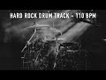 hard rock drum track 110 bpm