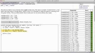 CodingBat #7 - MakeBricks Solution Code