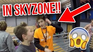 DOING DARES IN SKYZONE! LEARNING A 360 BACK FLIP OR FULL!