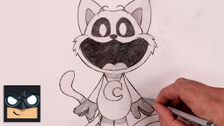 How To Draw CatNap | Poppy Playtime Sketch Tutorial