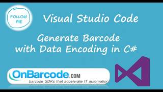 How to encode ASCII, Unicode, GS1 text into barcodes using OnBarcode C# Barcode Generator library?