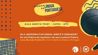 Aula-aberta PrInt-CAPES/UPM – Luisa Marinho Paolinelli (Universidade da Madeira - Portugal)