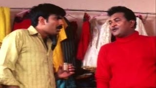 Khadgam Movie || Gowtham Raju & Ravi Teja Hilarious Comedy Scene || Ravi Teja, Sonali Bendre