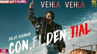 VEHLA VEHLA| Diljit dosanjh | (Full song) | Snappy | Rav hanjra | Latest punjabi song 2018