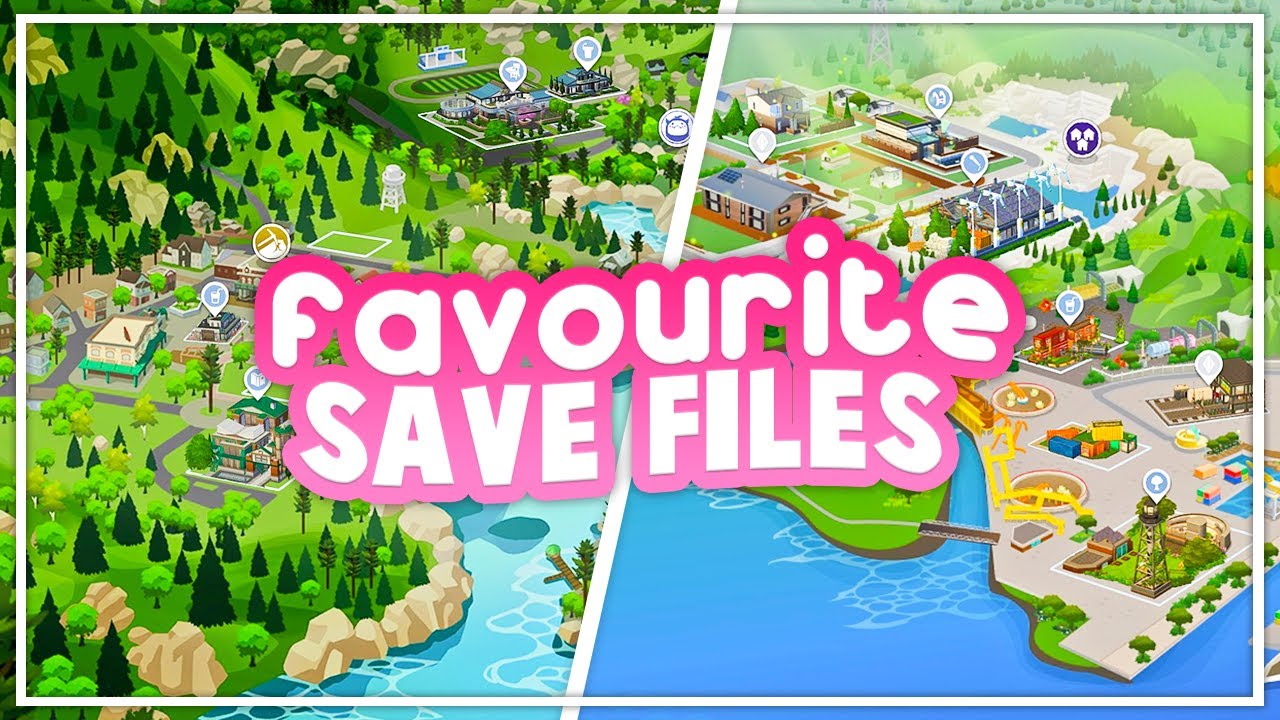 TOP 5 Save Files In The Sims 4! My All Time Favourites - YouTube