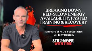 Breaking Down RED-S, Low Energy Availability, Fasted Training for Body Composition - Dr Boutagy