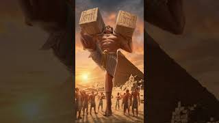 GIANT Man Builds Ancient Egypt!💪😱#history#egypt#ancient#ancientegypt #viralvideo