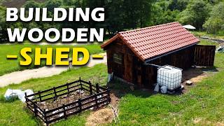 50 DAYS in 1 HOUR | Man Builds Incredible Off Grid Shed | Start to Finish