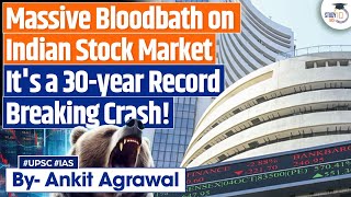 Bloodbath on D-Street: Nifty breaks 30 year record | Explained by Ankit Agrawal