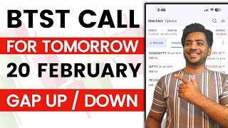 BTST for Tomorrow | BTST for 20 February 2025 | Tomorrow Market Gap Up or Gap Down