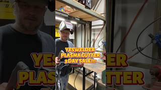 Yeswelder plasma cutters ripping through 3/8” spring steel!!