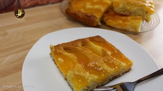 Pfirsichkuchen - Blechkuchen - Backrezepte